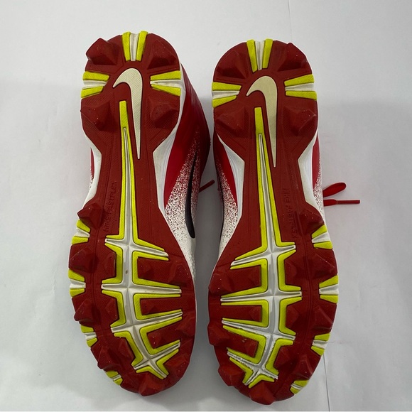 Nike Vapor # 852688-812 Baseball Cleats Red & White Men’s Size:7 - Picture 16 of 16